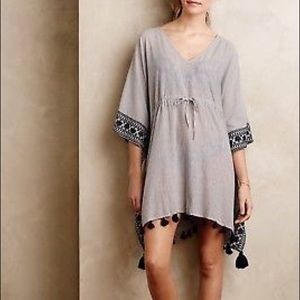 Anthropologie Caftan Tassel Cover Up